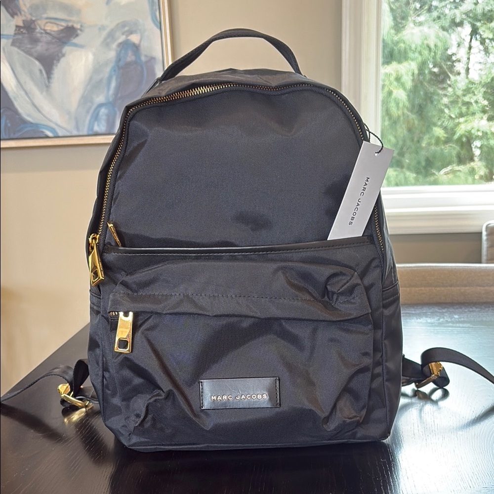 NWT Marc Jacobs Black Backpack